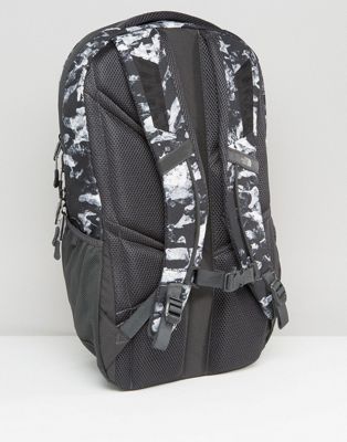 north face black camo backpack