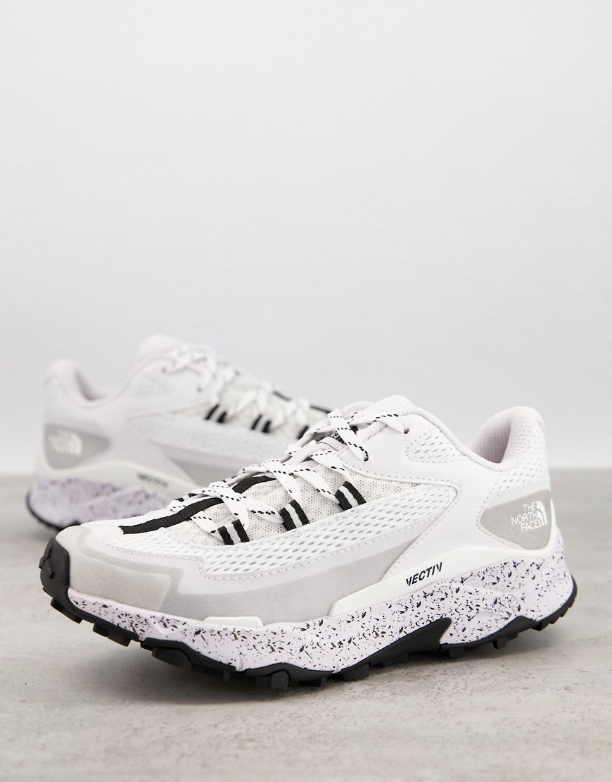 The North Face VECTIV Taraval trail trainers in white and black