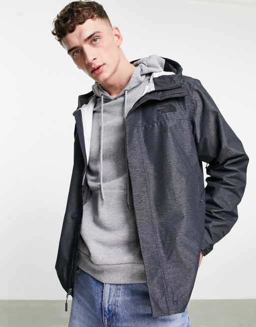 Dark grey north face on sale jacket