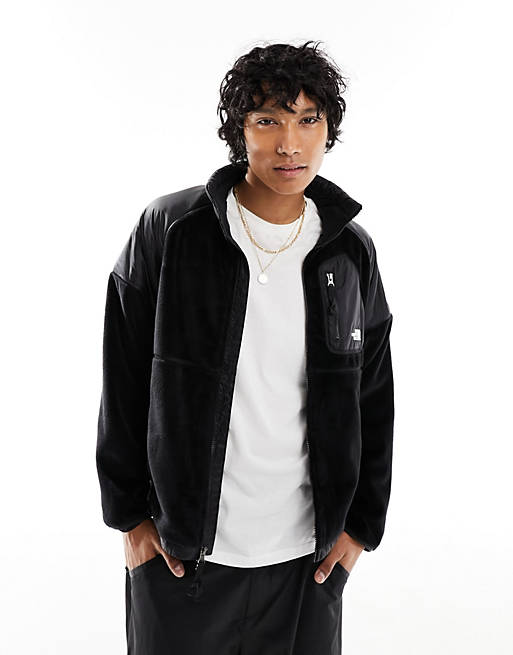 The North Face Versa Velour track jacket in black | ASOS