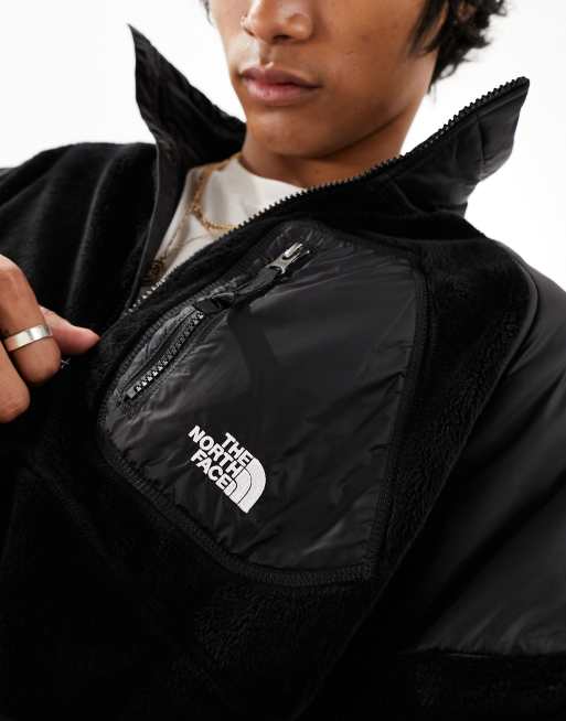 The North Face Versa Velour track jacket in black