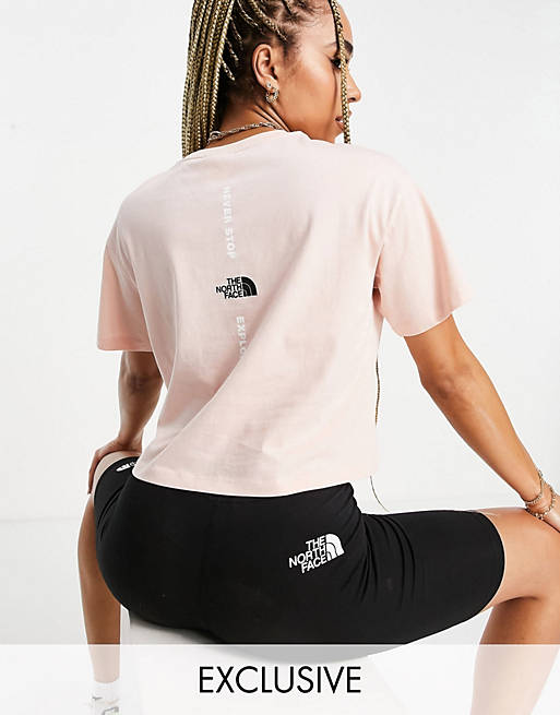 Women The North Face Vertical cropped t-shirt in pink Exclusive at  