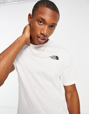 The North Face Vertical logo t-shirt in white Exclusive at ASOS
