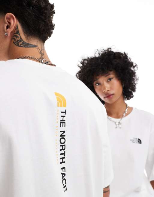The North Face – Vertical NSE – Oversize-T-Shirt in Weiß mit Logoprint am Rücken, 3 von 4