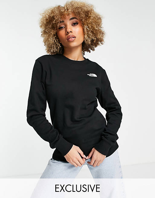 Women The North Face Vertical sweatshirt in black Exclusive at  