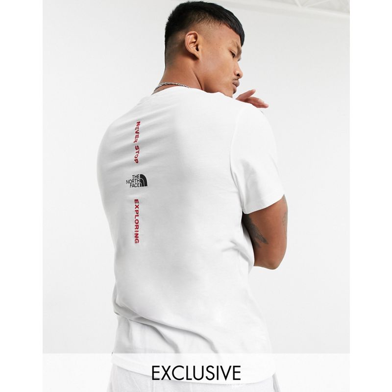 EYlyo Activewear The North Face - Vertical - T-shirt bianca in esclusiva per ASOS