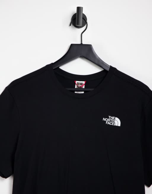 The North Face Vertical t-shirt in black Exclusive at ASOS, 3 of 4