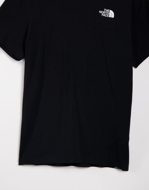 The North Face Vertical t-shirt in black Exclusive at ASOS, 4 of 4