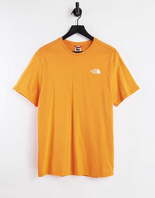 Men The North Face Vertical t-shirt in orange Exclusive at  