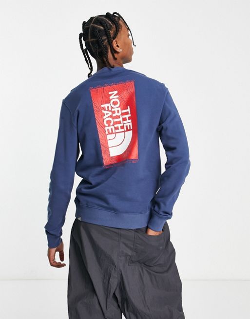 The North Face Vertical Topographic Back Print T-Shirt In Grey Exclusive At  ASOS