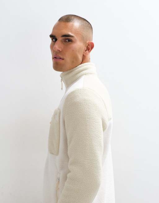 The North Face veste polaire Yumiori en blanc dune/pierre du désert, 4 de 5