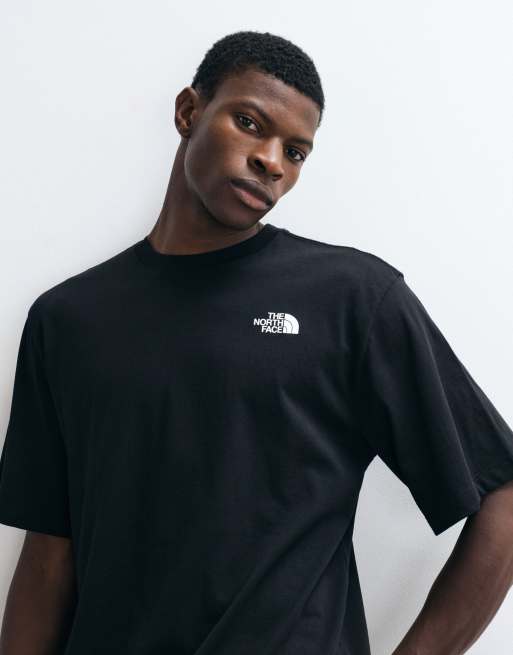 The North Face vintage mountain Oversized tee in black, 4 of 5