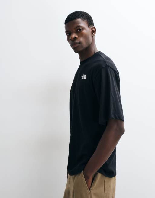 The North Face vintage mountain Oversized tee in black, 5 of 5