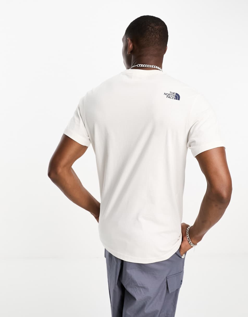The North Face Vintage Yosemite chest print t-shirt in off white Exclusive at ASOS 0