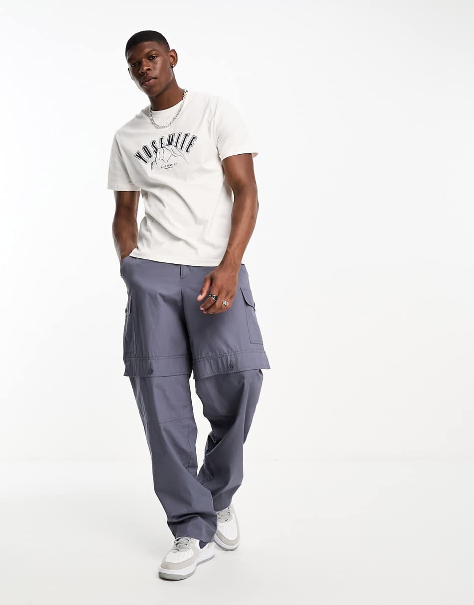 The North Face Vintage Yosemite chest print t-shirt in off white Exclusive at ASOS 2
