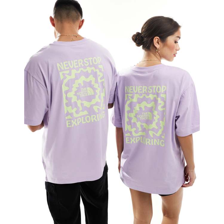 THE NORTH FACE◆Exotic Days backprint Tシャツ LILAC 送料込 The North Face Exotic Days backprint oversized t-shirt in