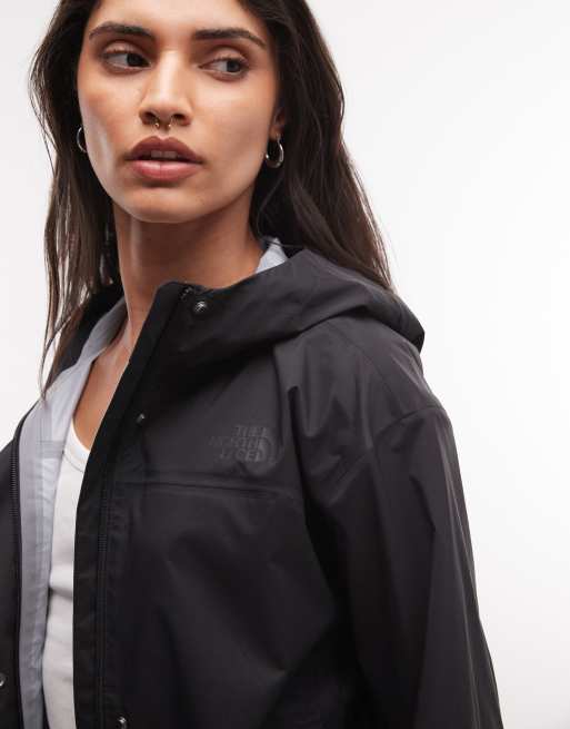 The North Face Voyage Rain 3L hooded parka in black, 3 of 4