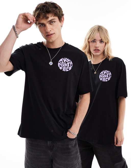 The North Face - Voyage - T-shirt oversize nera con stampa sul retro, 2 di 4