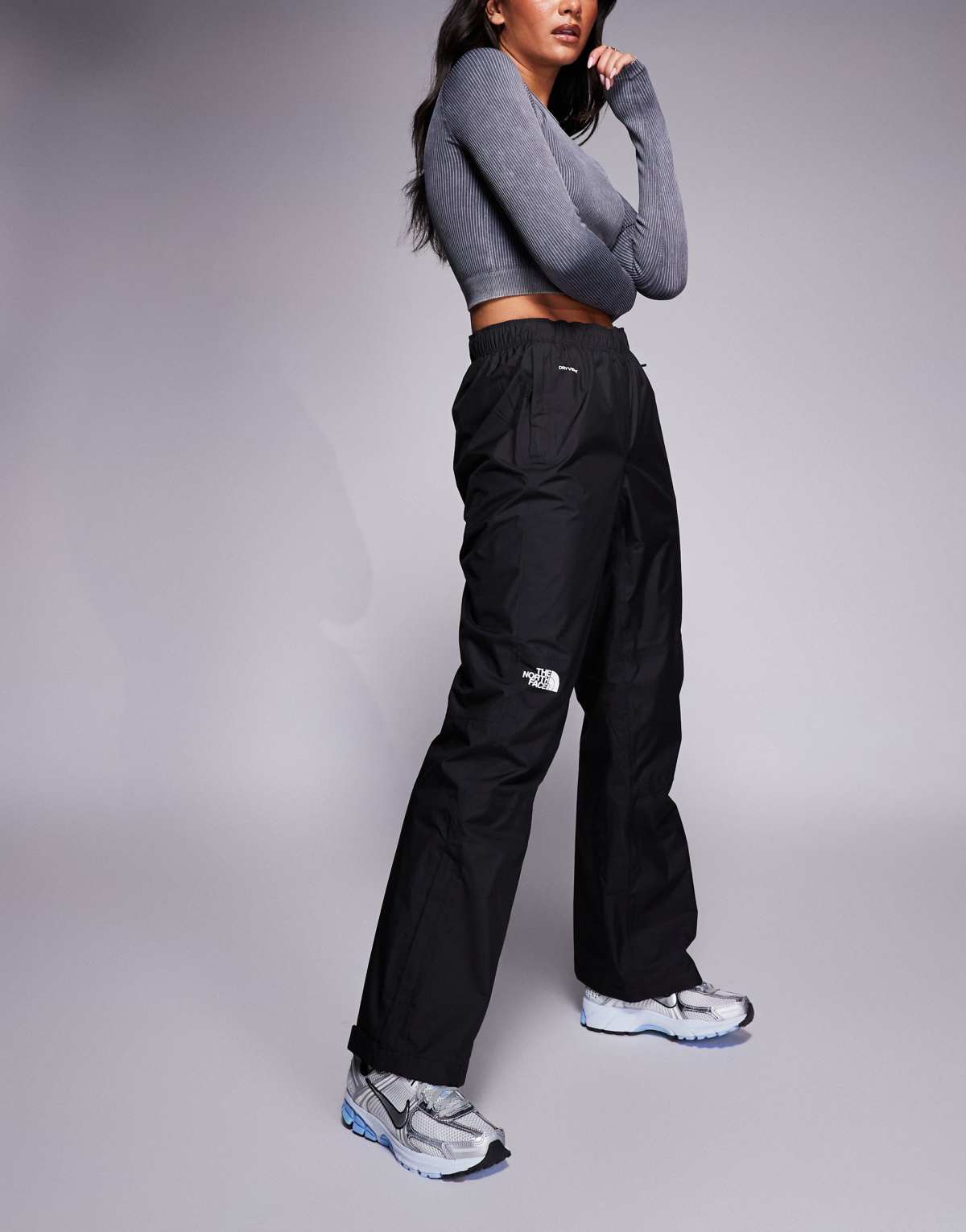 The North Face W antora rain pant in tnf black