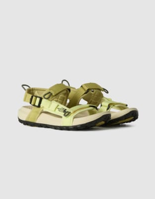The North Face W explore camp sandal in lemon mist