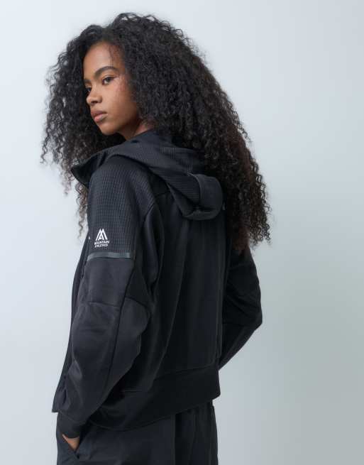 The North Face W Mountain Athletics pile con zip intera 2.0 in TNF Black, 4 di 5