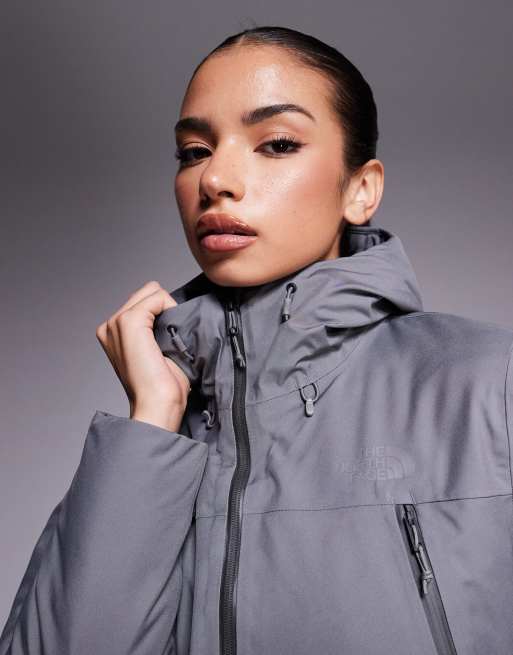 The North Face W Mtn Range Parka imbottito color perla