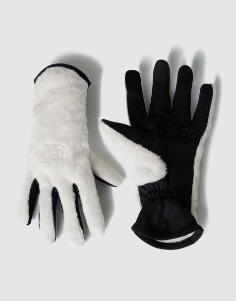 The North Face W osito etip glove in white dune - view 1