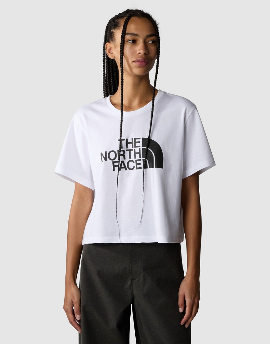The North Face W s/s cropped easy tee in tnf white