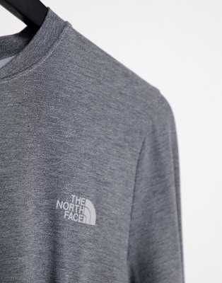 north face long sleeve logo t shirt