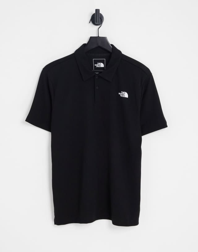 The North Face Wander polo top in black