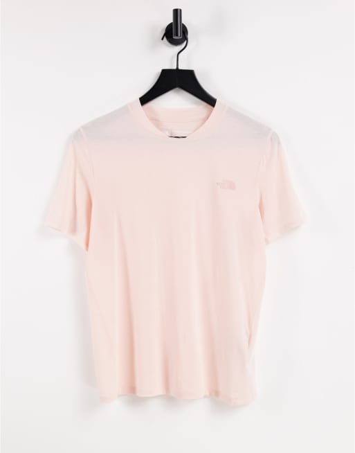 the north face pink tshirt