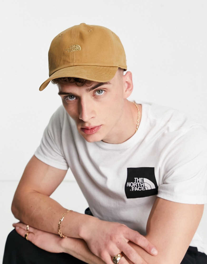 The North Face Washed Norm cap in brown