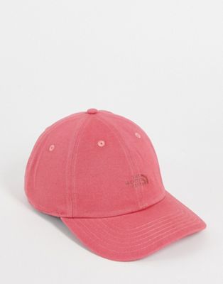 The North Face Washed Norm cap in pink