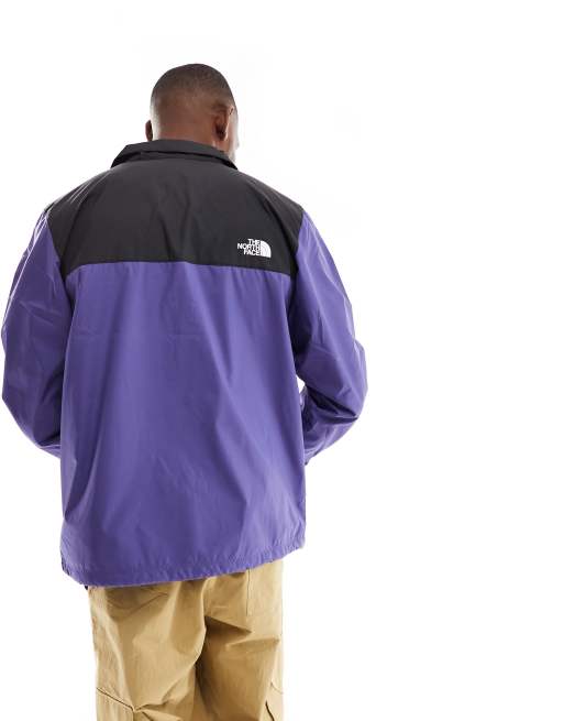 The North Face water-repellent coach jacket in blue and black Exclusive at ASOS, 3 of 4