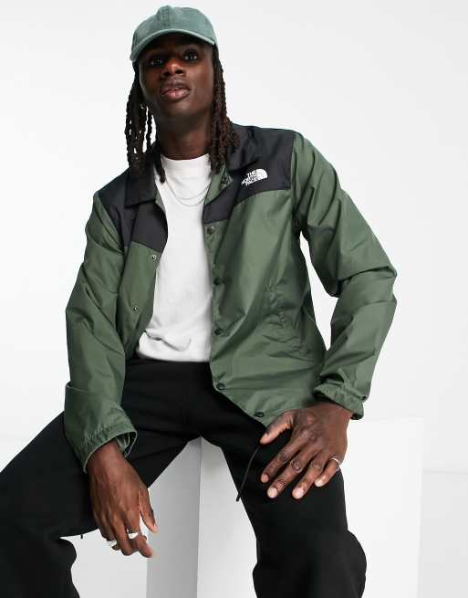 The North Face water repellent coach jacket in khaki and black - Exclusive  at ASOS