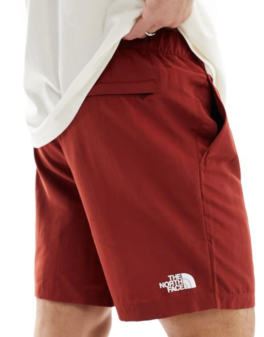 The North Face – Watershort – Czerwone szorty kąpielowe z logo, 2 z 5