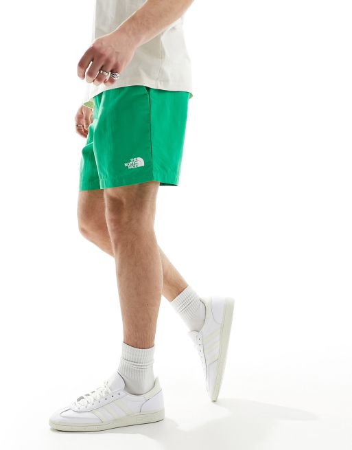 The North Face Watershort logo swim shorts in green