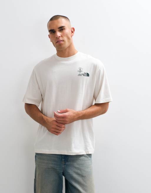 The North Face Why Cant We Be Friends oversized t-shirt in white, 2 of 5