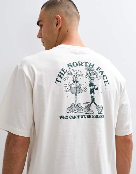 The North Face WHY CANT WE BE FRIENDS Oversized tee in white - view 1