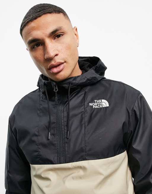 The North Face Anorak Jacket In White/Black Exclusive At ASOS pour