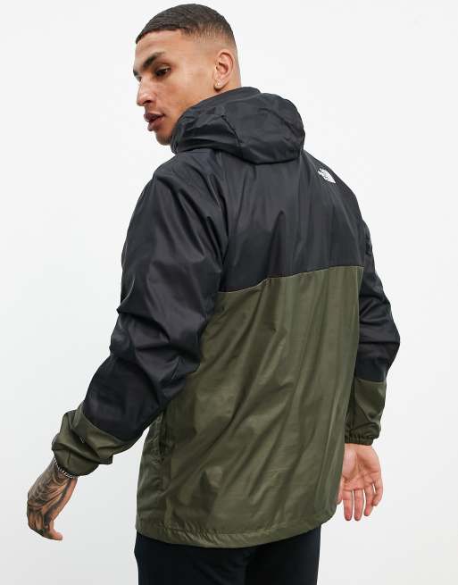 The North Face Wind anorak in khaki Exclusive at ASOS