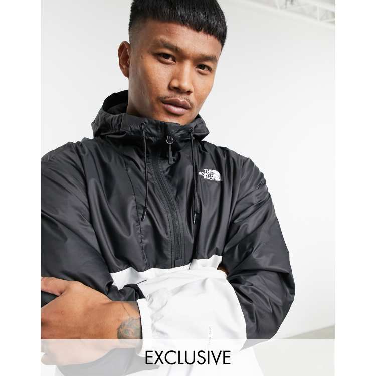 The North Face Anorak Jacket In White/Black Exclusive At ASOS pour