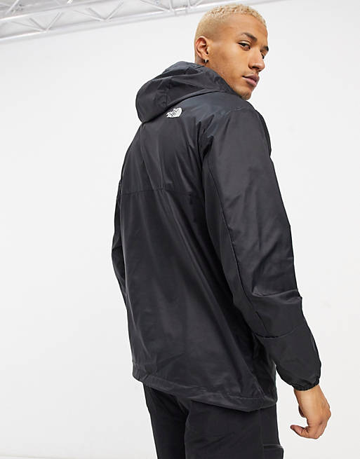 The North Face Wind anorak jacket in black Exclusive at ASOS