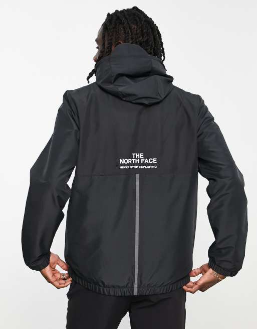 The North Face Wind anorak jacket in black