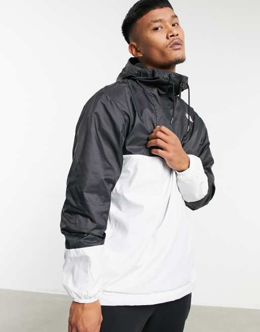 White and gray sale north face jacket