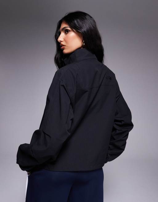 The North Face Wind Cordura zip pocket jacket in black