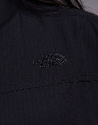 The North Face Wind Cordura zip pocket jacket in black
