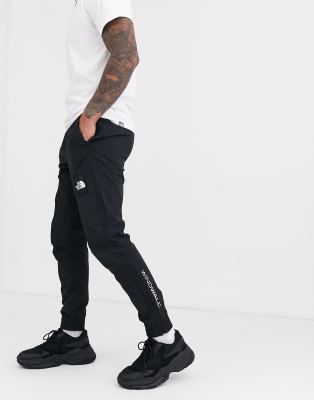 the north face tracksuit black