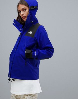 womens north face jacket blue