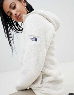 The North Face Womens Campshire Bomber Fleece in White